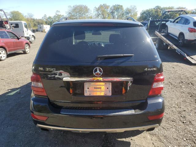 4JGBB8GBXBA688221 - 2011 MERCEDES-BENZ ML 350 4MATIC BLACK photo 6