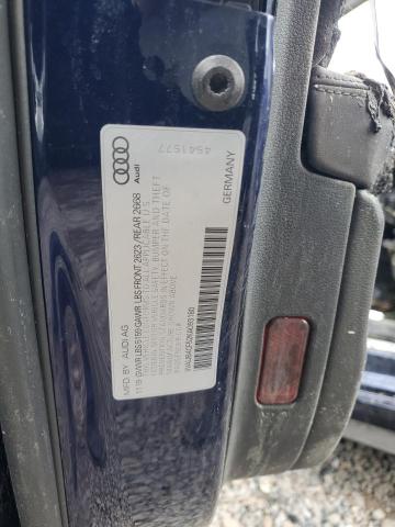 WAUB4CF52KA093180 - 2019 AUDI S5 PREMIUM PLUS BLUE photo 12