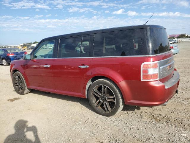 2FMGK5D89DBD33917 - 2013 FORD FLEX LIMITED BURGUNDY photo 2