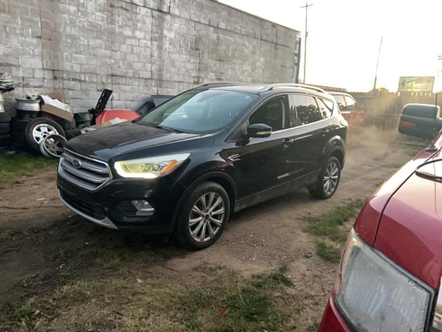 1FMCU0JD0HUE93018 - 2017 FORD ESCAPE TITANIUM BLACK photo 2