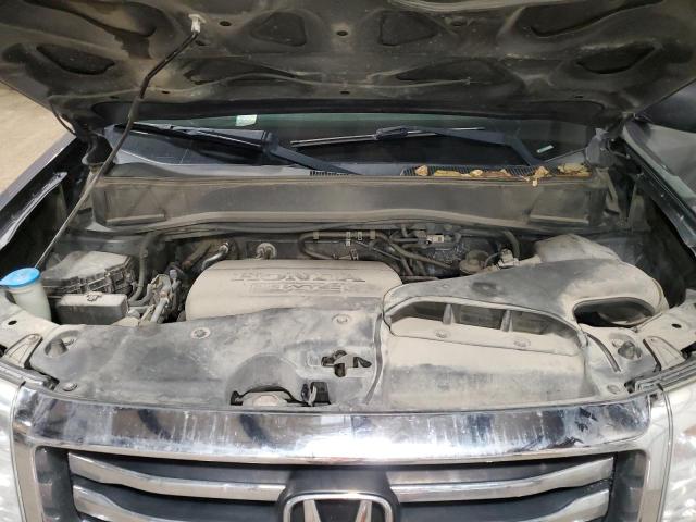 5FNYF3H2XCB019945 - 2012 HONDA PILOT LX GRAY photo 12