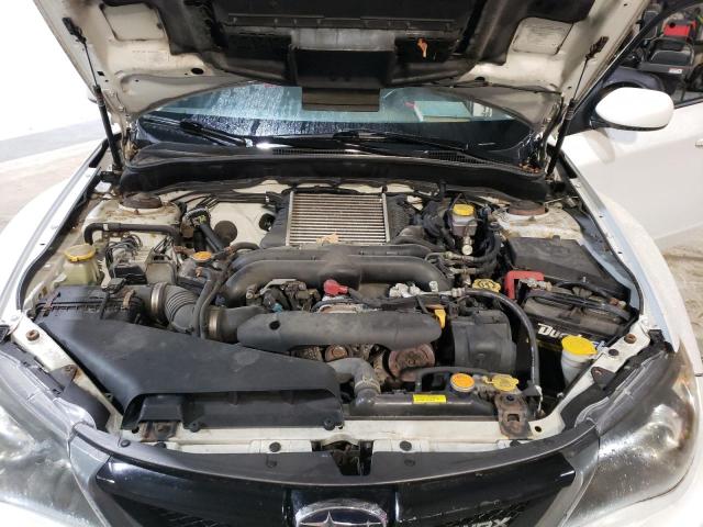 JF1GV7E69BG517903 - 2011 SUBARU IMPREZA WRX WHITE photo 11