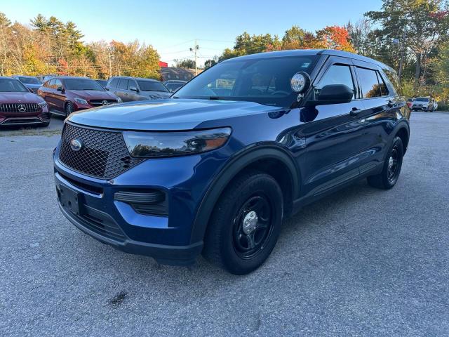 1FM5K8AB0NGA01111 - 2022 FORD EXPLORER POLICE INTERCEPTOR ორფეროვანი ფოტო 2