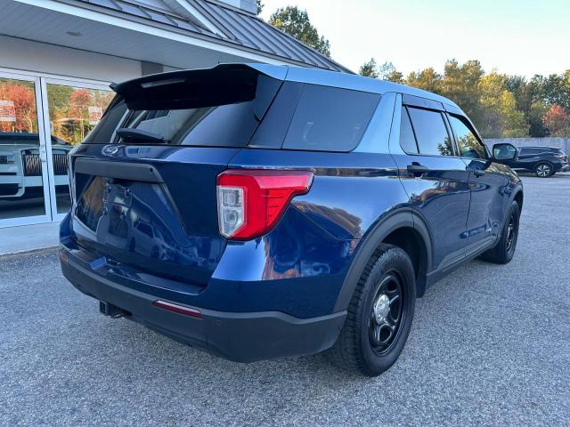 1FM5K8AB0NGA01111 - 2022 FORD EXPLORER POLICE INTERCEPTOR ორფეროვანი ფოტო 4
