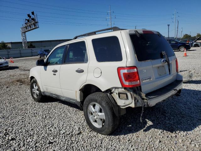 1FMCU03G49KD00647 - 2009 FORD ESCAPE XLT WHITE photo 2