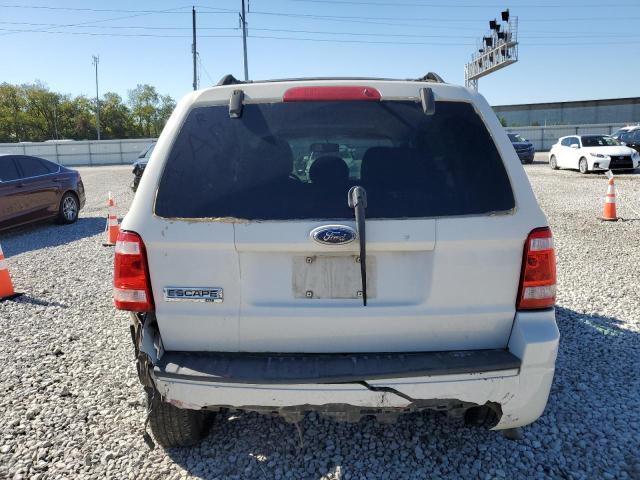 1FMCU03G49KD00647 - 2009 FORD ESCAPE XLT WHITE photo 6