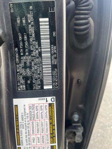 JTEBU5JRXK5672897 - 2019 TOYOTA 4RUNNER SR5/SR5 PREMIUM BLACK photo 10