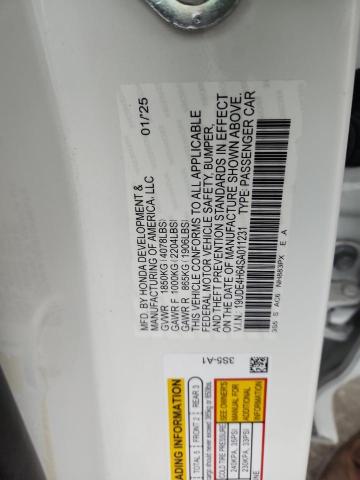 19UDE4H64SA011231 - 2025 ACURA INTEGRA A-SPEC TECH WHITE photo 12