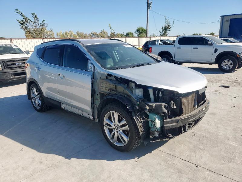 5XYZU3LAXEG193177 - 2014 HYUNDAI SANTA FE S SILVER photo 4