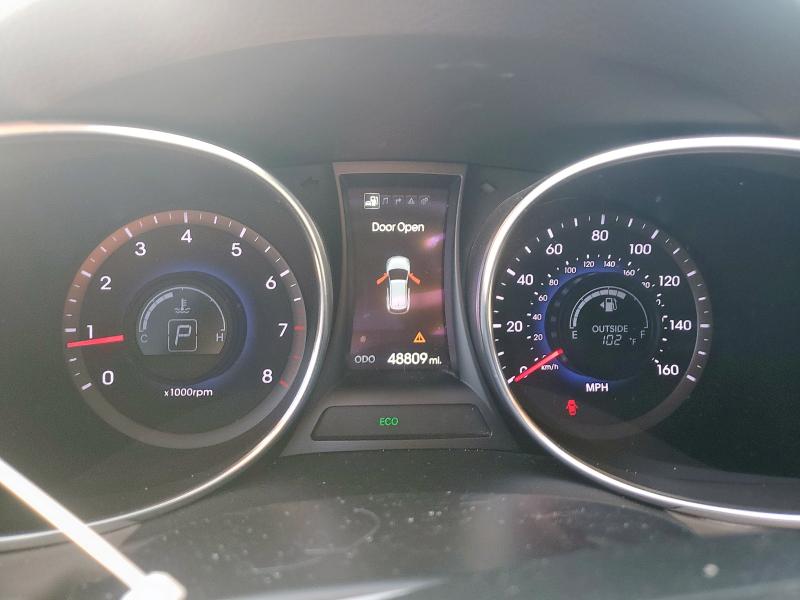 5XYZU3LAXEG193177 - 2014 HYUNDAI SANTA FE S SILVER photo 9