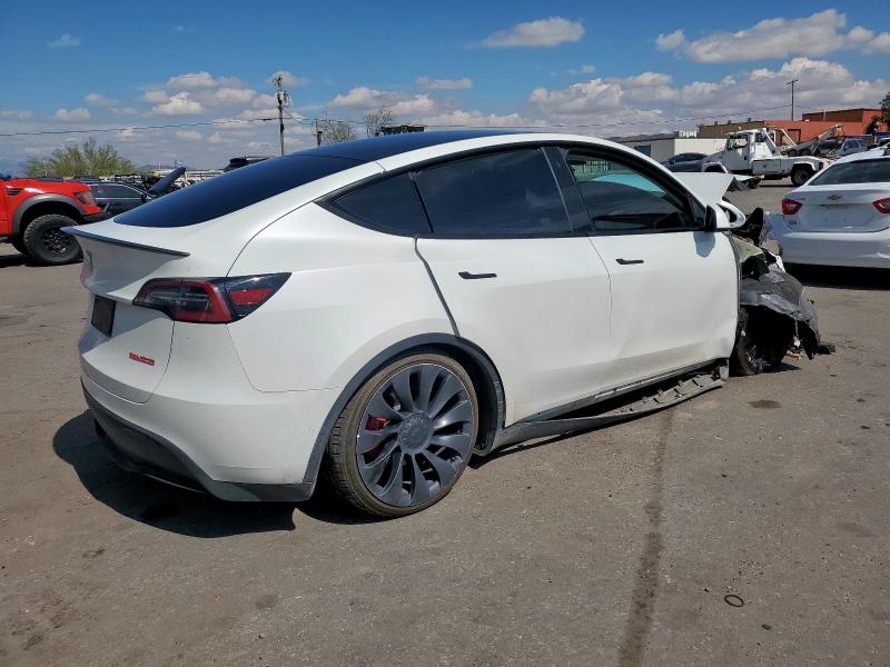5YJYGDEF1LF025658 - 2020 TESLA MODEL Y Ақ фото 3