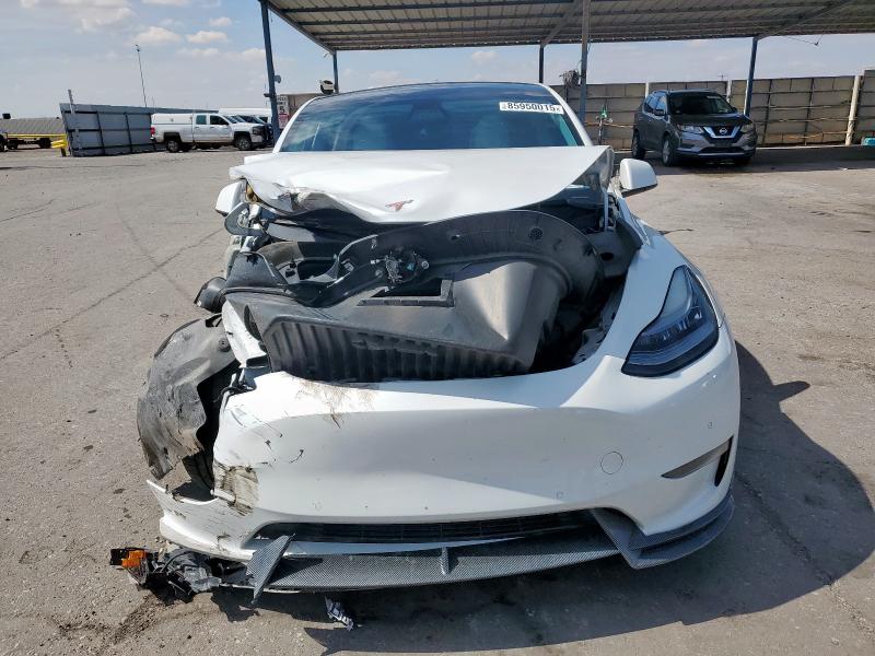 5YJYGDEF1LF025658 - 2020 TESLA MODEL Y Ақ фото 5