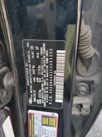 5XXGN4A62CG065350 - 2012 KIA OPTIMA EX BLACK photo 12