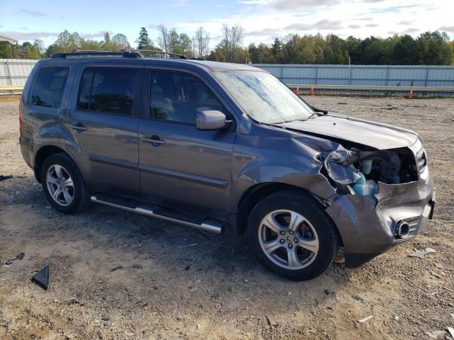 5FNYF3H69EB022034 - 2014 HONDA PILOT EXL GRAY photo 4