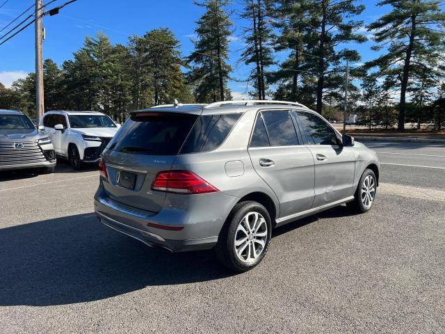4JGDA5HB5GA627598 - 2016 MERCEDES-BENZ GLE 350 4MATIC GRAY photo 4
