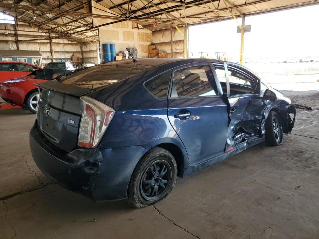 JTDKN3DUXD1709723 - 2013 TOYOTA PRIUS 蓝色 照片 3