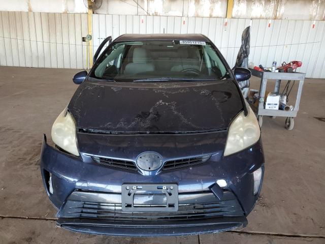 JTDKN3DUXD1709723 - 2013 TOYOTA PRIUS 蓝色 照片 5