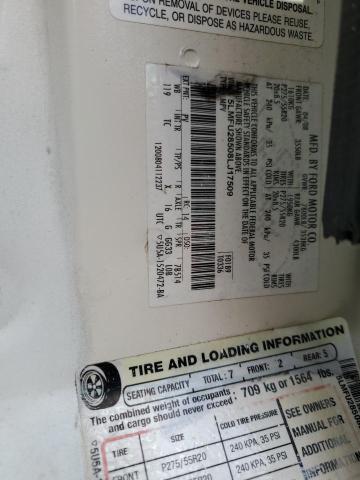 5LMFU28508LJ17509 - 2008 LINCOLN NAVIGATOR WHITE photo 13