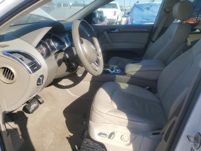 WA1LGAFE7ED012268 - 2014 AUDI Q7 PREMIUM PLUS WHITE photo 7