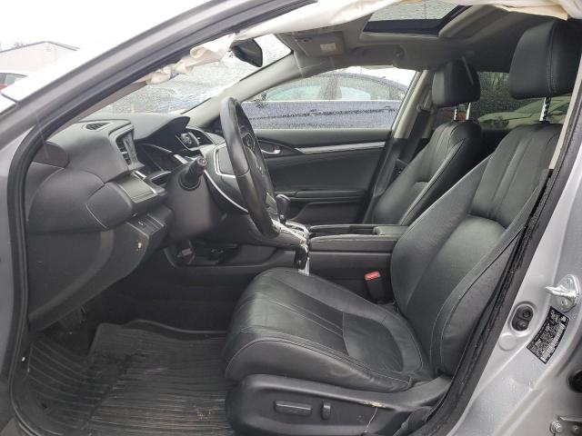 JHMFC1F79JX017205 - 2018 HONDA CIVIC EXL ვერცხლისფერი ფოტო 7