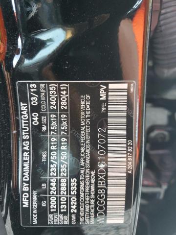 WDCGG8JBXDG107072 - 2013 MERCEDES-BENZ GLK 350 4MATIC BLACK photo 13