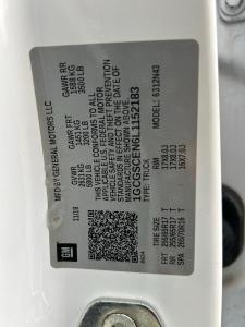 1GCGSCEN6L1152183 - 2020 CHEVROLET COLORADO LT WHITE photo 10