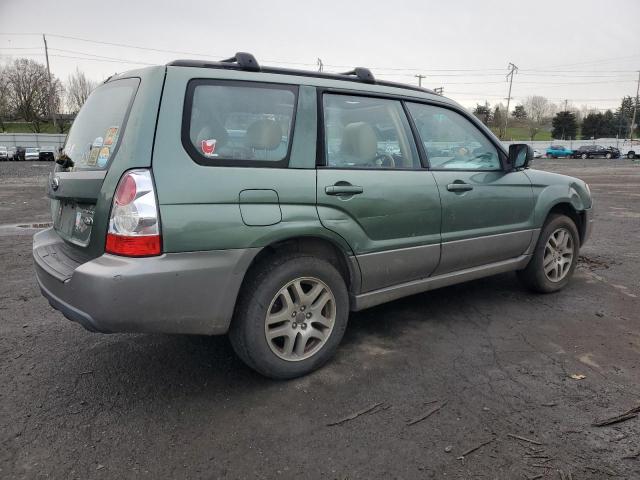 JF1SG67606H747020 - 2006 SUBARU FORESTER 2.5X LL BEAN GREEN photo 3