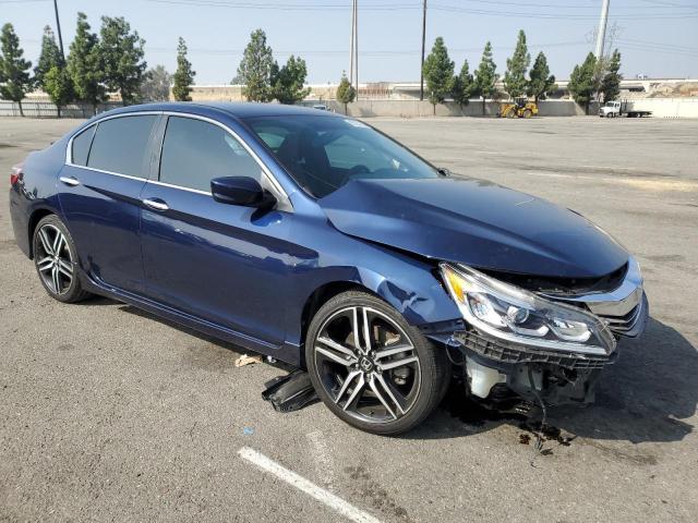 1HGCR2F55HA279809 - 2017 HONDA ACCORD SPORT ლურჯი ფოტო 4