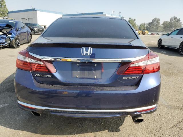 1HGCR2F55HA279809 - 2017 HONDA ACCORD SPORT ლურჯი ფოტო 6