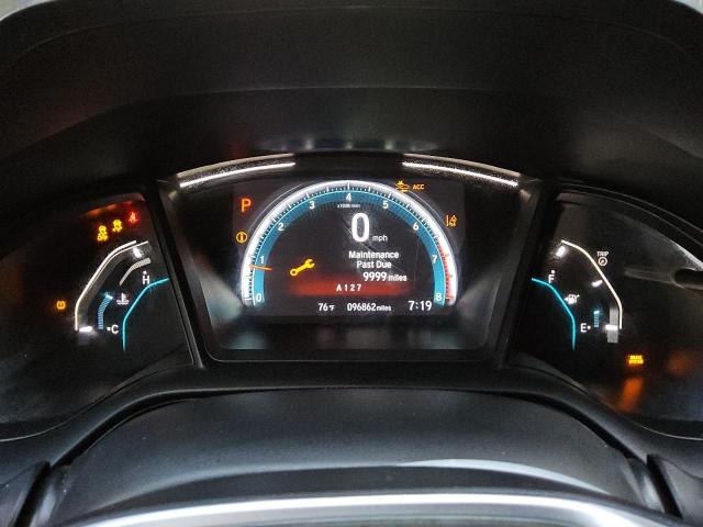 2HGFC2F60MH509940 - 2021 HONDA CIVIC LX أحمر صورة 9