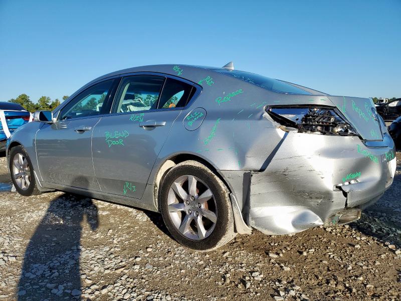 19UUA8F27DA003839 - 2013 ACURA TL Серебристый фото 2