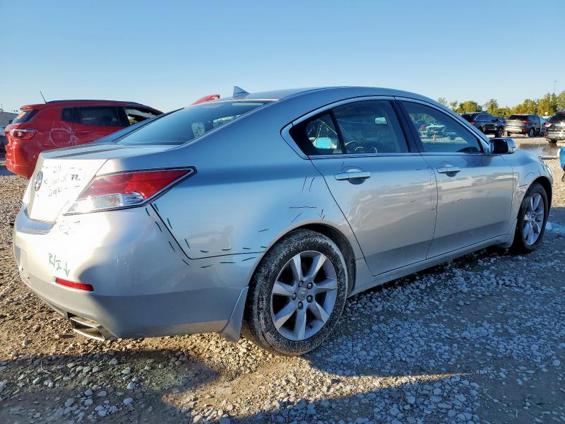 19UUA8F27DA003839 - 2013 ACURA TL Серебристый фото 3