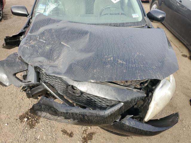 1NXBU4EE4AZ292704 - 2010 TOYOTA COROLLA BASE Schwarz Foto 11