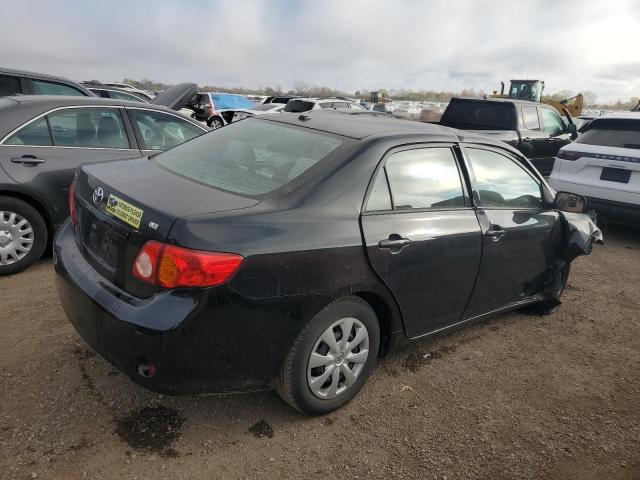 1NXBU4EE4AZ292704 - 2010 TOYOTA COROLLA BASE Schwarz Foto 3