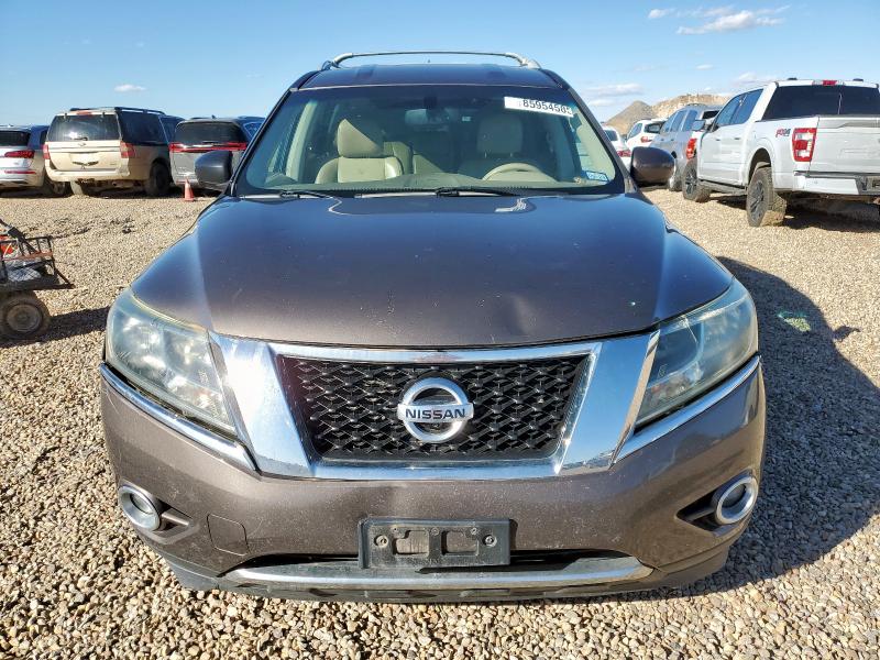 5N1AR2MN2FC604793 - 2015 NISSAN PATHFINDER S Қоңыр фото 5