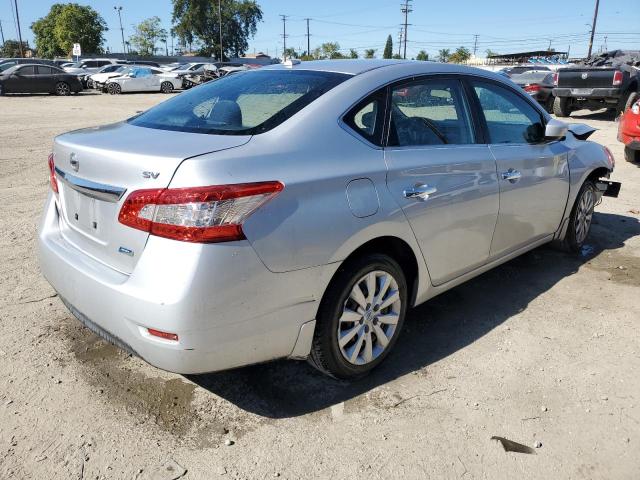 1N4AB7AP8DN901179 - 2013 NISSAN SENTRA S SILVER photo 3