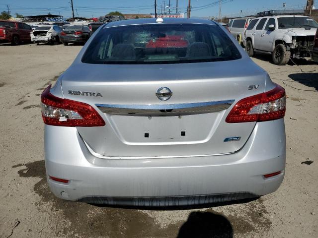 1N4AB7AP8DN901179 - 2013 NISSAN SENTRA S SILVER photo 6