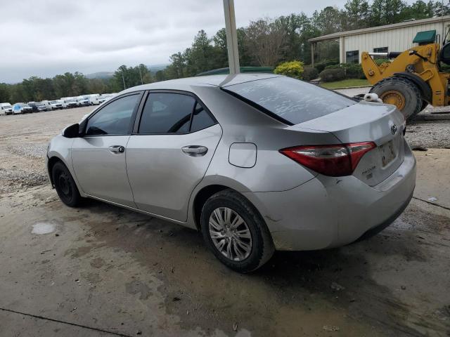 5YFBURHE6GP467361 - 2016 TOYOTA COROLLA L SILVER photo 2