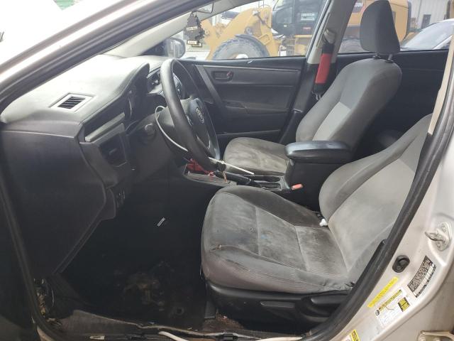 5YFBURHE6GP467361 - 2016 TOYOTA COROLLA L SILVER photo 7