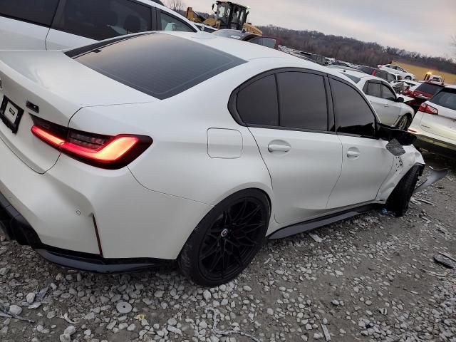 WBS43AY05PFP19411 - 2023 BMW M3 COMPETITION WHITE photo 3