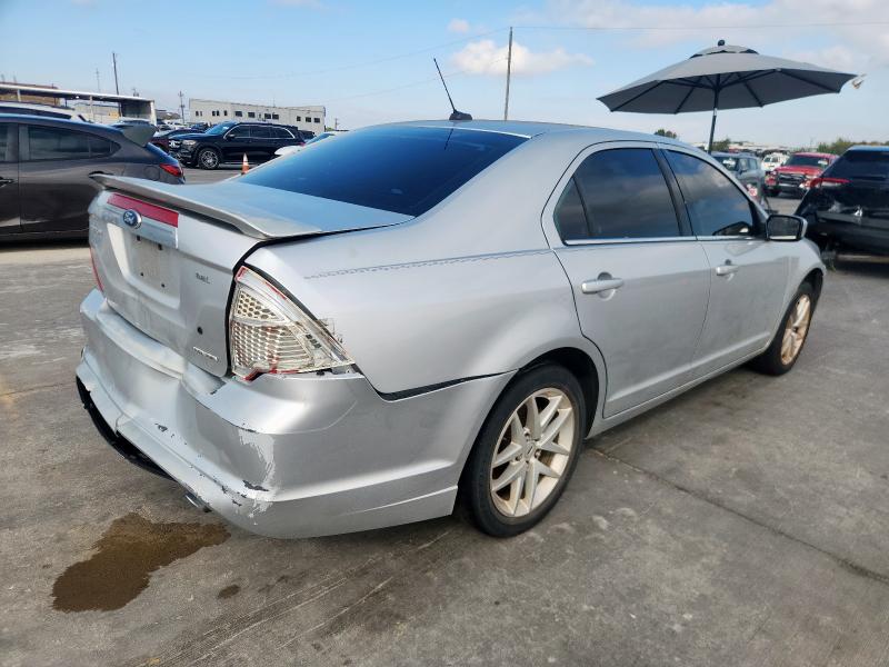 3FAHP0JG6BR238549 - 2011 FORD FUSION SEL SILVER photo 3