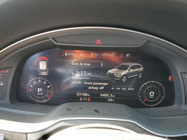 WA1LAAF70JD043908 - 2018 AUDI Q7 PREMIUM PLUS შავი ფოტო 9