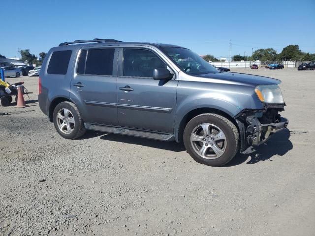 5FNYF3H55DB016883 - 2013 HONDA PILOT EXL Gris foto 4