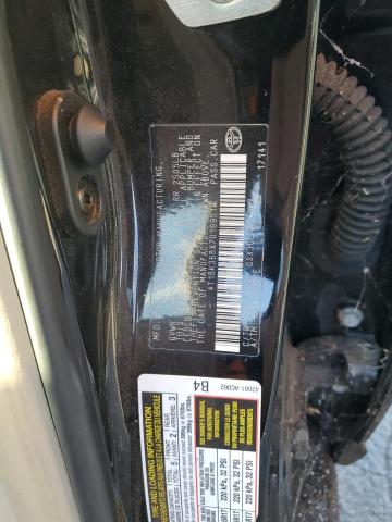 4T1BK36BX7U169518 - 2007 TOYOTA AVALON XL BLACK photo 12