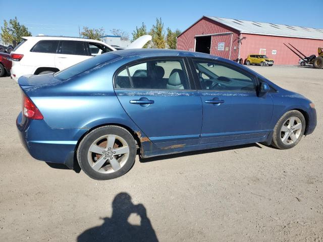 2HGFA15538H009835 - 2008 HONDA CIVIC LX BLUE photo 3
