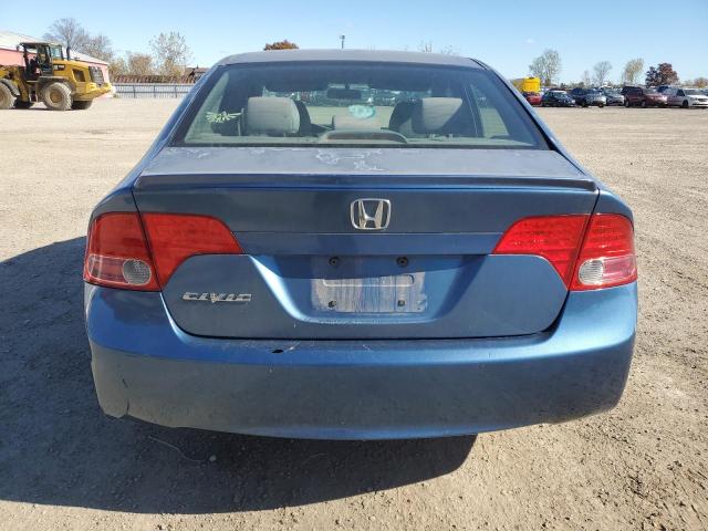 2HGFA15538H009835 - 2008 HONDA CIVIC LX BLUE photo 6
