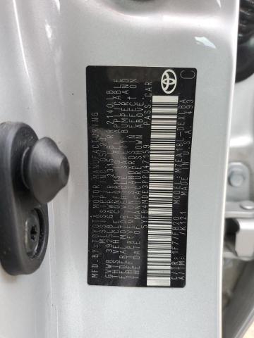 5YFB4MDE3PP047159 - 2023 TOYOTA COROLLA LE Argent photo 12