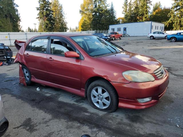 1NXBR32E93Z075359 - 2003 TOYOTA COROLLA CE RED photo 4