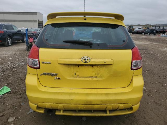 2T1KR32E64C229237 - 2004 TOYOTA COROLLA MA XR YELLOW photo 6