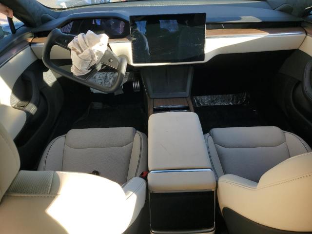 5YJSA1E60MF439151 - 2021 TESLA MODEL S WHITE photo 8